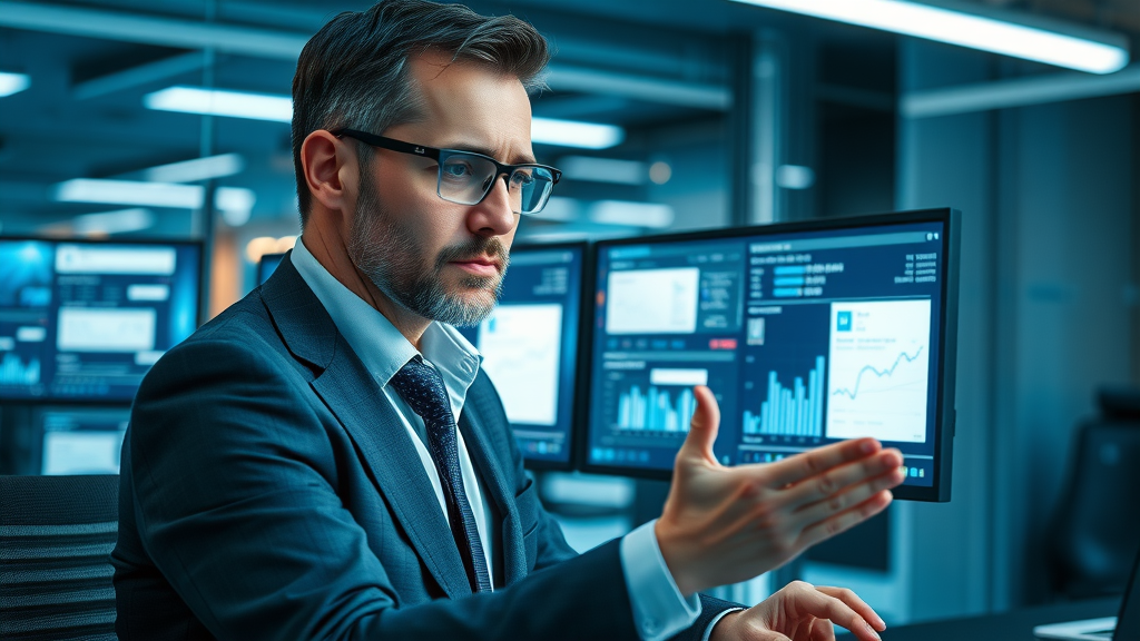 comparing email marketing platforms for marketing campaign needs on dual monitors with data overlays
