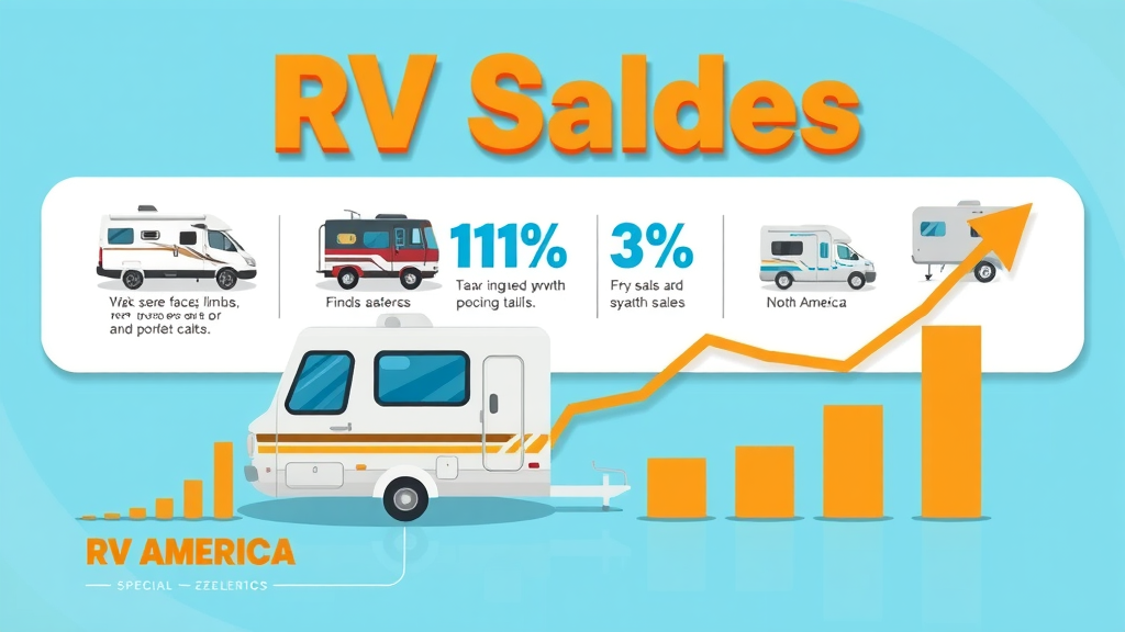 Peer-to-peer RV sales expert statistics showing RV sales growth in North America