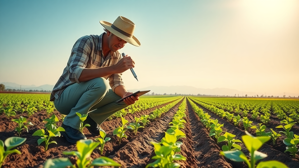 farmers debating regenerative farming practices and their impact on soil health and food production