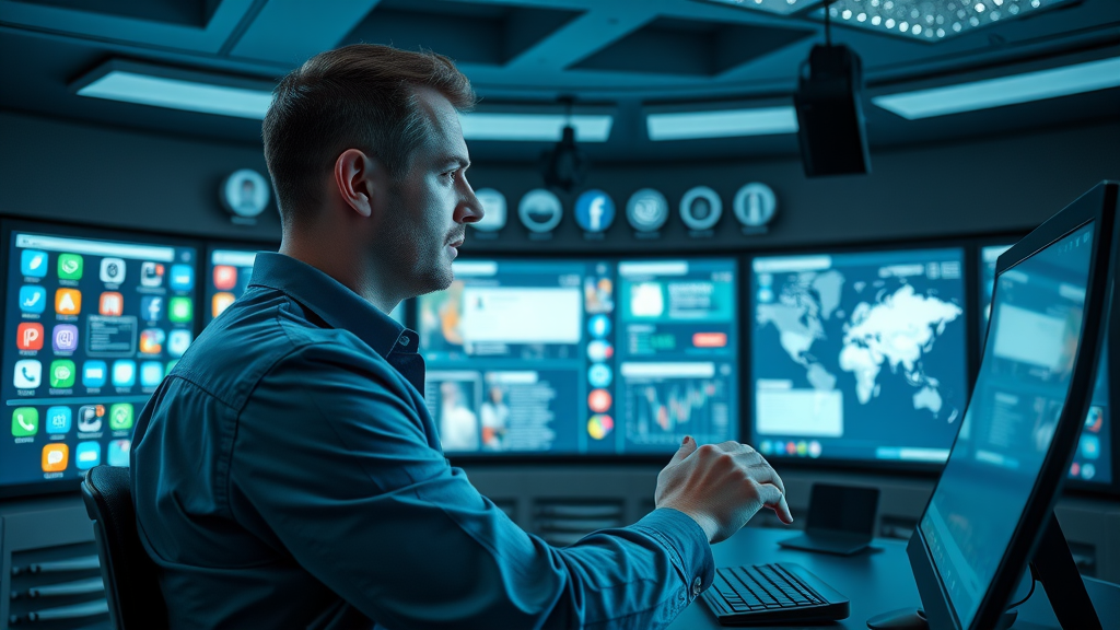 Unified dashboard for social media reputation management on multiple platforms