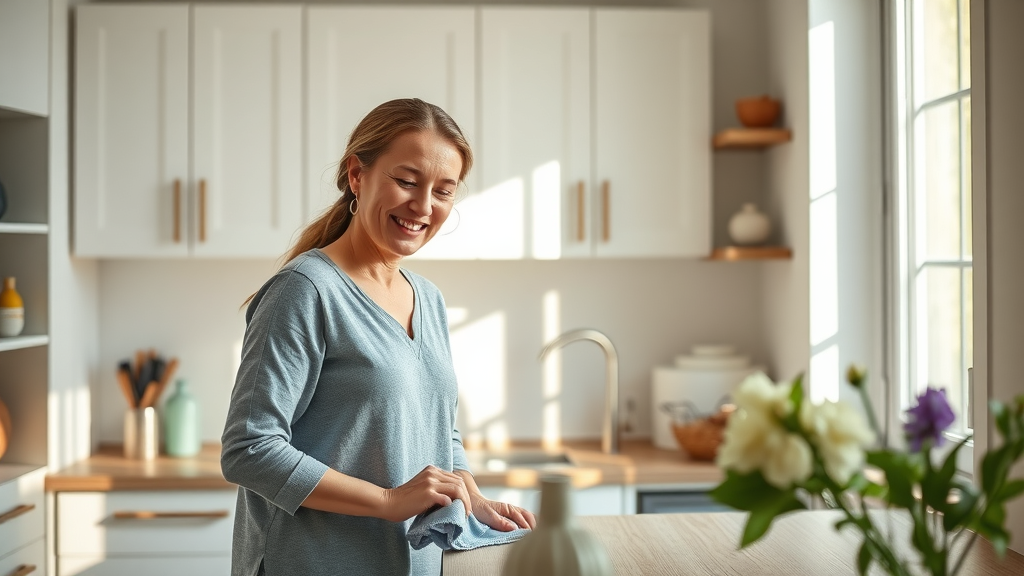 House cleaning service ensures a sparkling, stress-free kitchen