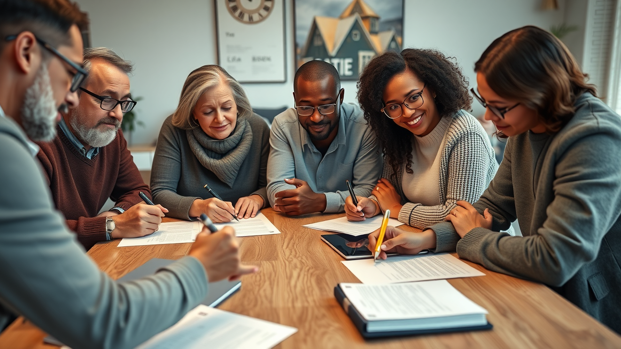 estate planning documents notary: Friendly mobile notary arriving at client
