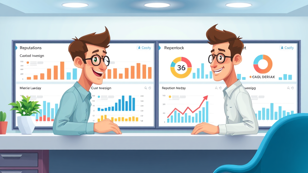 online reputation management, marketing dashboard comparing tools