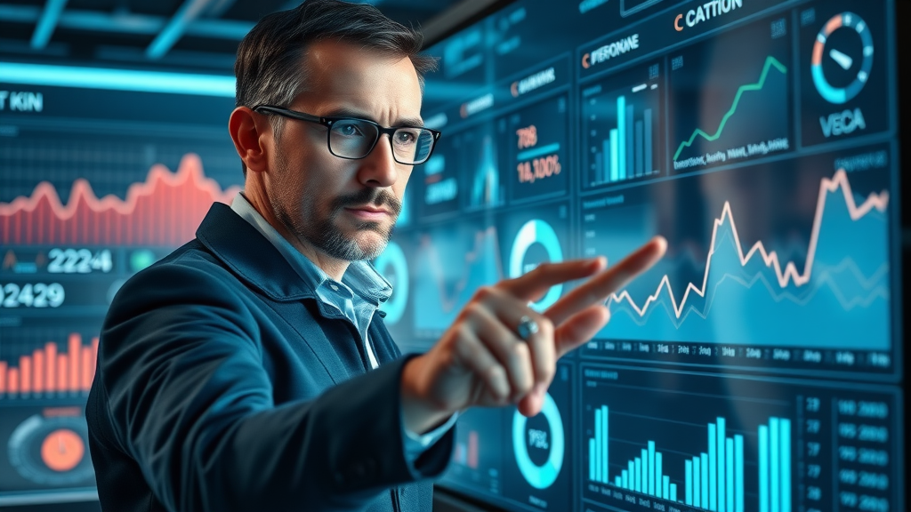analytics expert tracking content marketing metrics and KPIs to measure blog post and video content performance