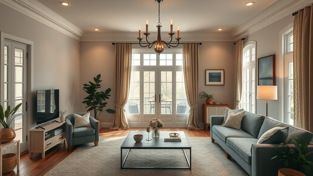 Stunning home transformation with cozy modern living room and inviting design, Home and Garden inspiration