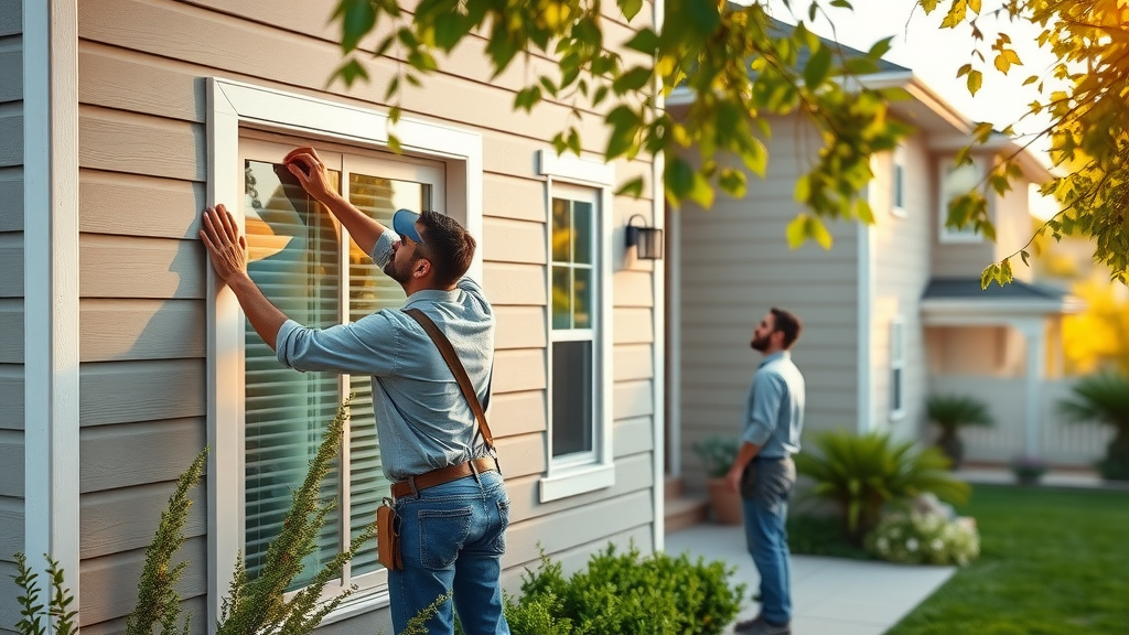 Local painting contractors repairing and painting home exterior for lasting value