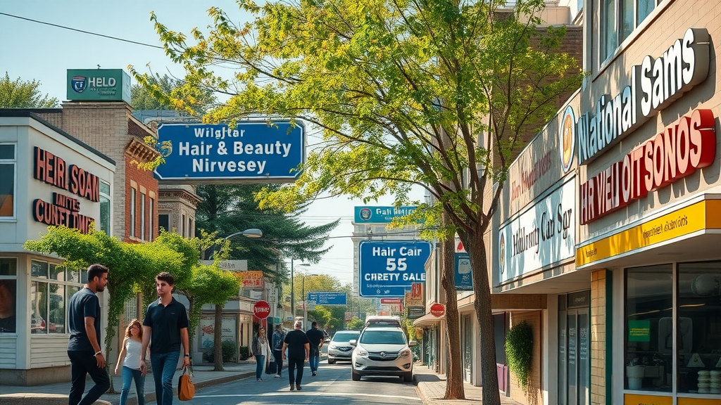 beauty salon in olongapo city national highway hair braid salons modern signage urban scene vibrant crowded