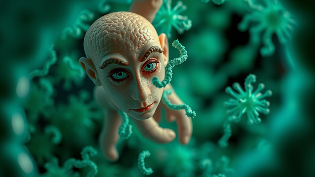 beneficial gut bacteria digesting food in the human gut, microbiome allies