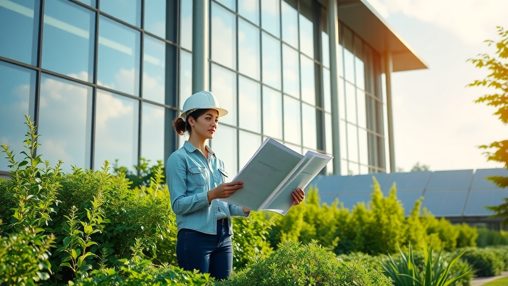 Sustainable commercial plumbing solutions at modern business campus