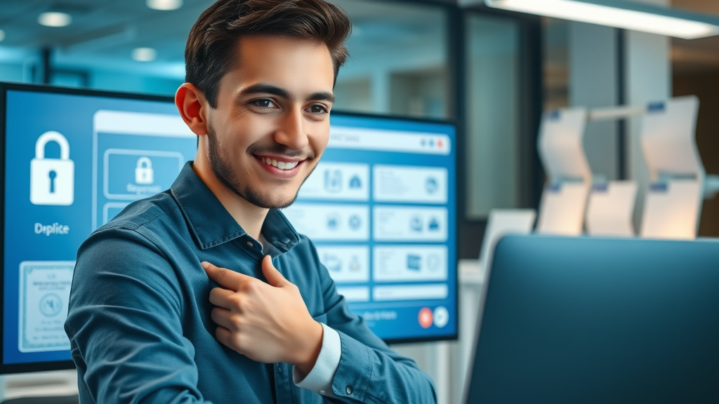Secure accountanting client portal for digital document management