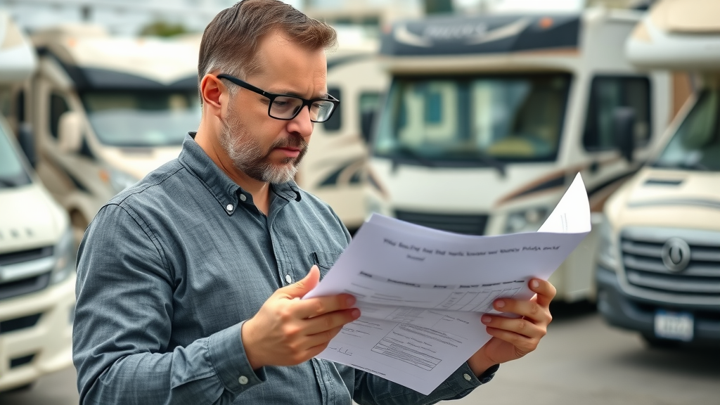 RV dealership manager reviewing inventory to complement improved RV market with RV Wheeler
