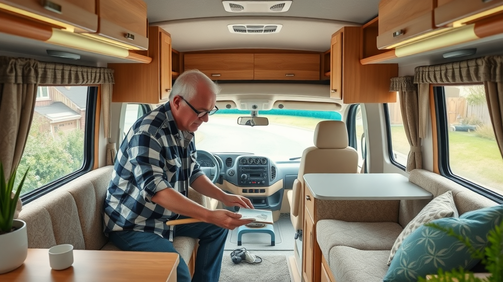 Private RV owner preparing motorhome for sale leveraging data-driven RV pricing