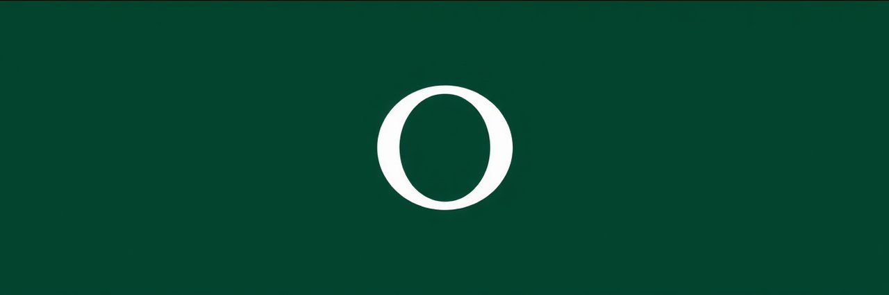 Minimalist green logo with bold letter O, hair color Ocala, FL branding