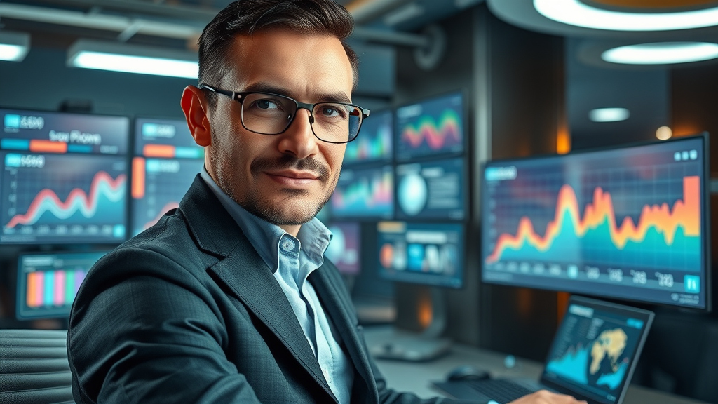 digital marketer utilizing futuristic media marketing trends