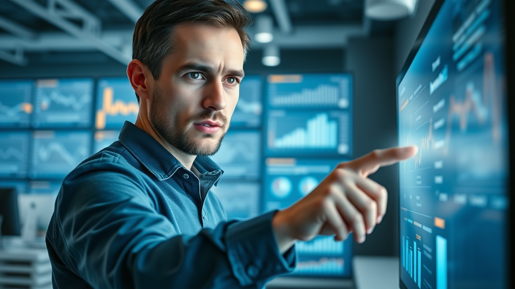 modern search engine interface SEO for reputation management user analyzing brand reputation tech workspace