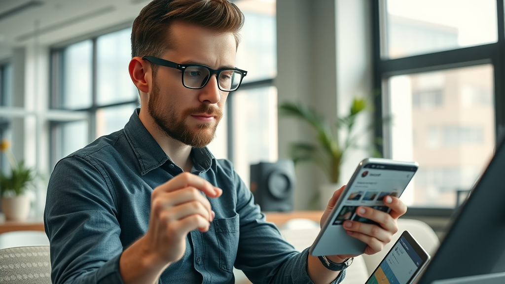 website developer testing responsive designs for seo for small businesses, mobile-friendly layout, core web vitals optimization