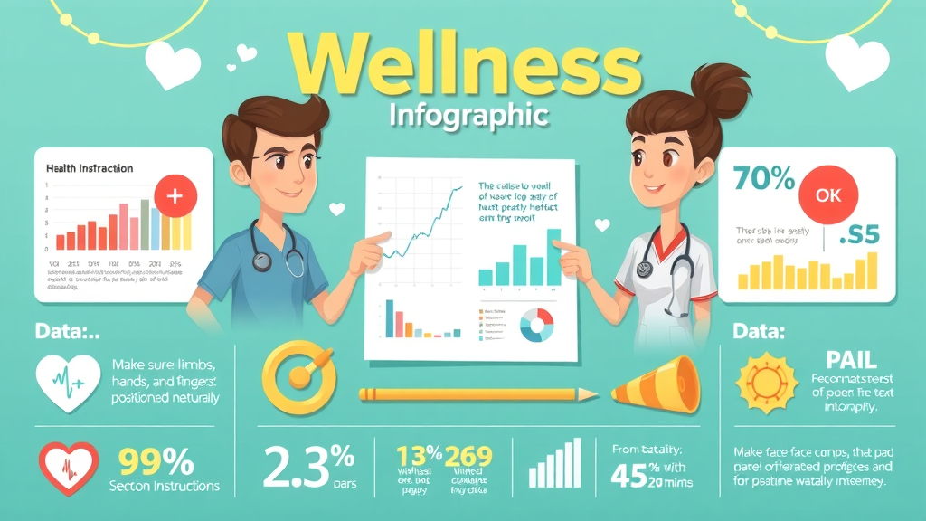 wellness infographic illustrating global wellness statistics