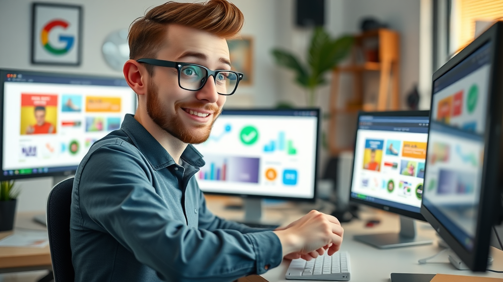Web designer updating webpage elements to improve on-page SEO optimization
