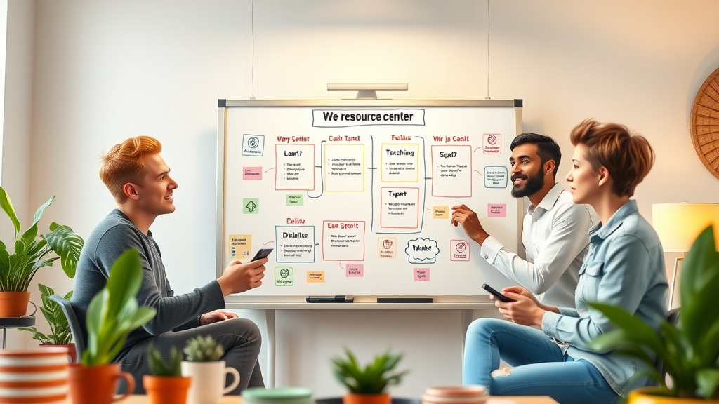 content team brainstorming for small business seo strategies