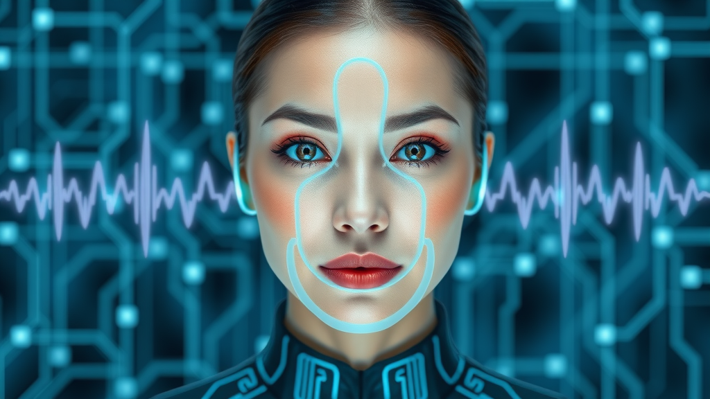 Professional AI voice agent icon and digital network representing ai voice agents for business-customer support-omnichannel