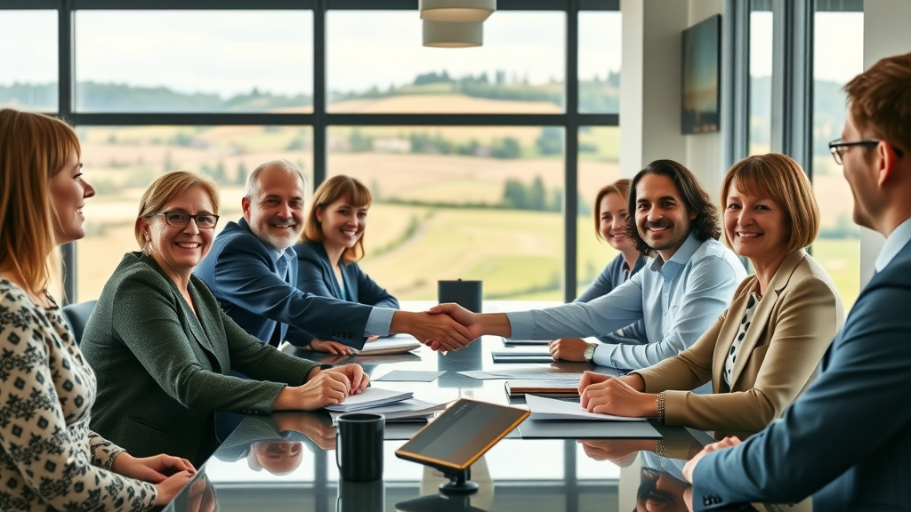 Monmouthshire County Council and business owners in strategic partnership meeting