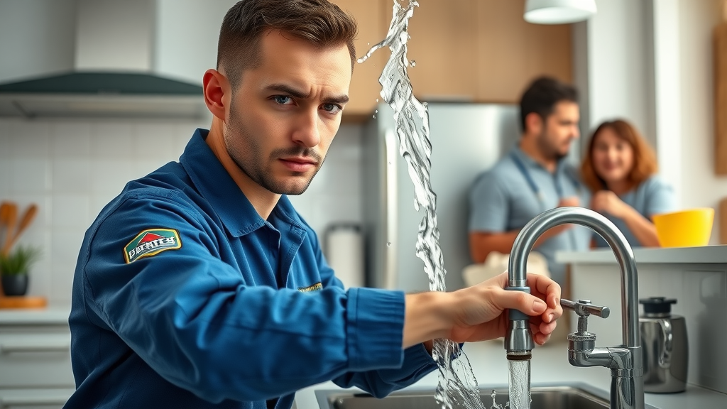 Edward Serrell Plumbing &amp; Heating Ltd emergency repair fixing kitchen leak