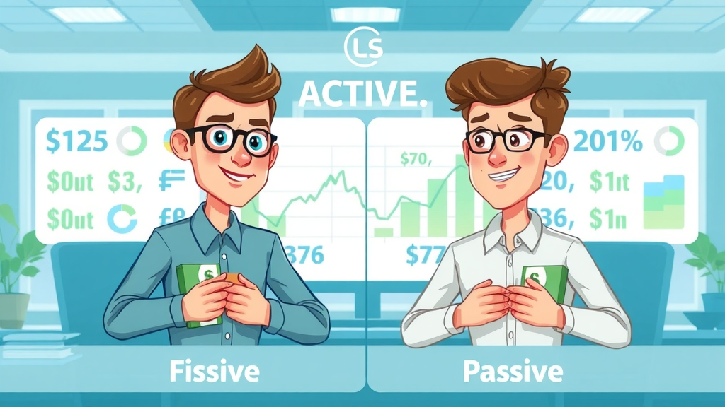 Infographic comparing active income and passive income streams for single parents