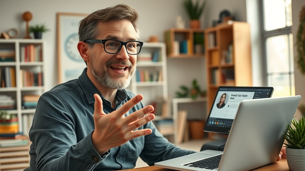 Single parent creating online course as passive income