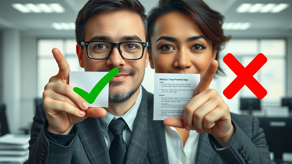 Split-screen of OIC acceptance and rejection, financial documents under review, offer in compromise
