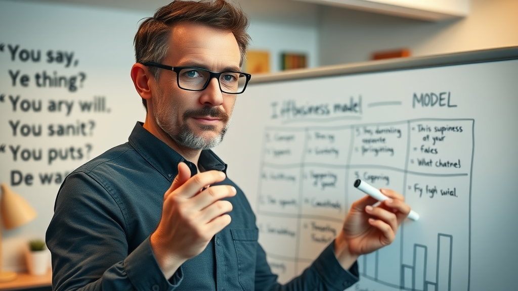 determined Auckland business owner adapting to challenges in business niches nz, updating business model on whiteboard, supportive team, inspiring quotes